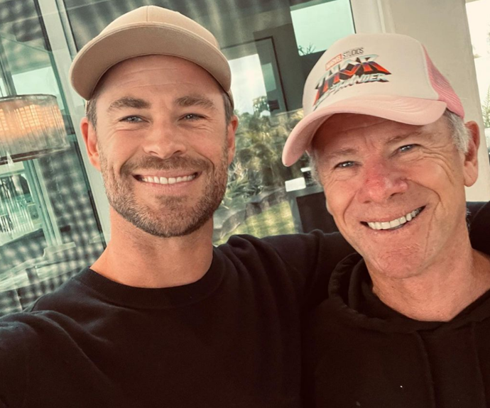 Chris Hemsworth shared a snap with his [lookalike dad](https://www.nowtolove.com.au/parenting/celebrity-families/chris-hemsworth-parents-67464|target="_blank"), Craig, in honour of the special day. 
<br><br>
"Happy Father's Day you big bloody champion!! Thanks for always being there. Love ya dad," Chris wrote.