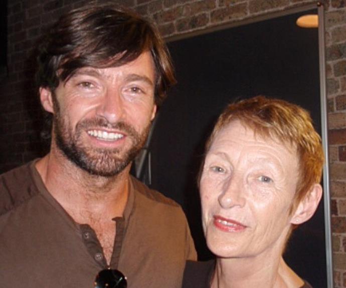 Hugh with his mum in 2007.
