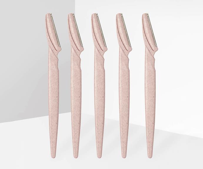 [**Kitsch Eco-friendly Dermaplaners** pack of 12 for $12.75](https://fave.co/3jPdbEg|target="_blank"|rel="nofollow") are a cheap and easy option.