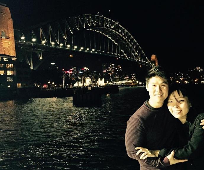 Noah posted this picture of the couple in front of the Harbour Bridge.
<br><br>
"I want to make you smile all the time @damiim 😍 #MakeyouSmile It's a beautiful night in Sydney!! Isn't Sydney beautiful?? :) Have a happy weekend #damiarmy," he penned.