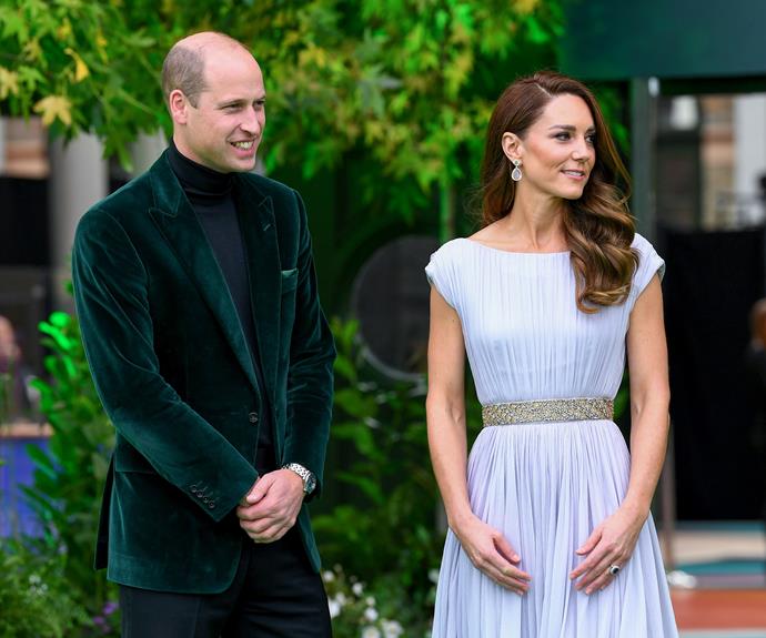 Prince William and Catherine, Duchess of Cambridge at the Earthshot Prize Awards in London.