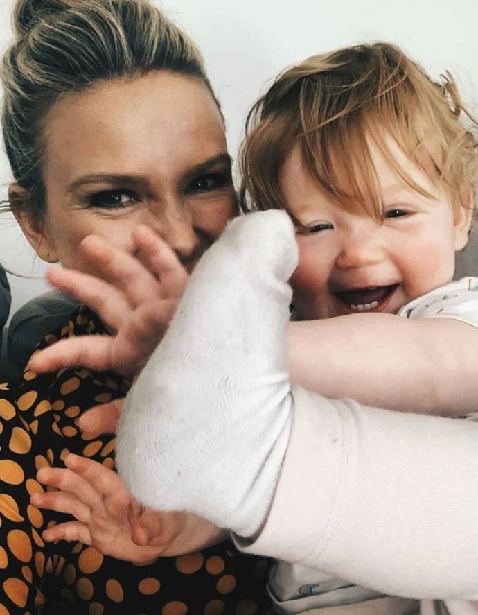 Edwina's daughter Molly is officially a big sister.