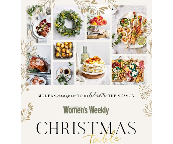 ***Christmas Table* by The Australian Women's Weekly**
<br>
The festive season is fast approaching, so brush up on your Christmas recipes or add something new to the table these holidays with a collection of modern recipes perfect for the silly season. ***[Buy it from Booktopia here.](https://fave.co/3b6UJ4U|target="_blank"|rel="nofollow")***