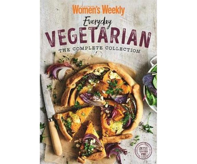 ***Everyday Vegetarian: The Complete Collection* by The Australian Women's Weekly**
<br>
For vegetarians or those wanting to add more greens to their plates, look no futher than this book for the complete collection of *The Australian Women's Weekly's* best vegeterian recipes. ***[Buy it from Booktopia here.](https://fave.co/3pyV20w|target="_blank"|rel="nofollow")***