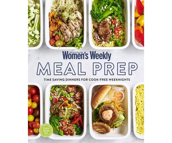 ***Meal Prep* by The Australian Women's Weekly**
<br>
This is the ultimate cookbook for those of us who simply don't have the time (or motivation) to whip up a full meal every night. Make dinner easier with this guide to meal-prepping. ***[Buy it from Booktopia here.](https://fave.co/3vE5cxS|target="_blank"|rel="nofollow")***