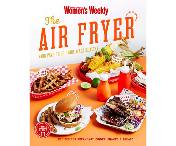 ***The Air Fryer* by The Australian Women's Weekly**
<br>
Air fryers have been the hottest kitchen gadget on the market for a while now, so there's no better time to invest in this cookbook. We promise it will teach you a few new tricks to try with your own air fryer. ***[Buy it from Booktopia here.](https://fave.co/2ZiUf9y|target="_blank"|rel="nofollow")***