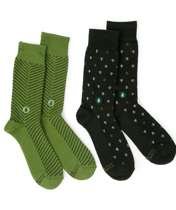 **Socks**
<br><br>
These socks are not only made with organic cotton, but buying a pair will give back $1 (enough to plant ten trees) to Trees for the Future, a non-profit focused on reforestation.
<br><br>
You can choose between a chevron pattern or an all-over motif. 
<br><br>
Socks That Plant Trees, $20, [Uncommon Goods](https://www.uncommongoods.com/product/socks-that-plant-trees?clickid=w1jwi:Q3ZxyOU0YwUx0Mo3kUUkBSdVUutX1e1w0&irgwc=1&utm_source=Skimbit%20Ltd.&utm_medium=affiliates&utm_campaign=8444&utm_term=Online%20Tracking%20Link&trafficSource=Impact&sharedid=goodhousekeeping.com|target="_blank"|rel="nofollow") 