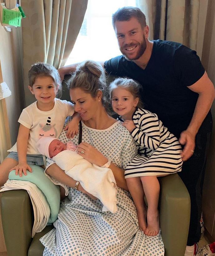 In June 2019 the couple welcomed their [third daughter, little Isla Rose](https://www.nowtolove.com.au/parenting/celebrity-families/candice-warner-gives-birth-56693|target="_blank").