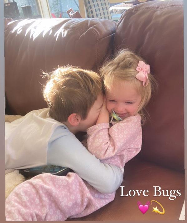 Penny's children will always have each other's backs, and her cute Instagram story of Jack cuddling and laughing with Neve further proves that prediction. 
<br><br>
"Love bugs," wrote Penny.