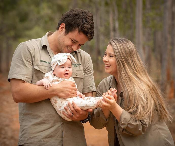 Bindi Irwin and Chandler Powell's daughter Grace is already seven months old.