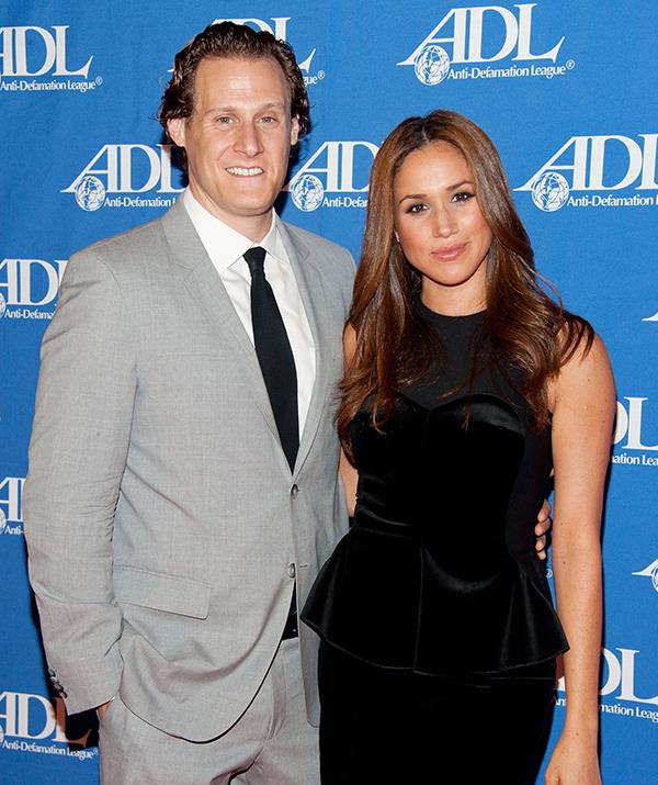Meghan and Trevor's marriage lasted just two years and by September, 2013 they had quietly separated.
<br><br>
Sources close to the couple claim Meghan's role on *Suits*, which is filmed in Toronto, played a part in their demise.
<br><br>
"It put a strain on the relationship. Trevor was in LA making movies, Meghan was in another country five hours' flight away and it simply took its toll," a friend told the *Daily Mail.*