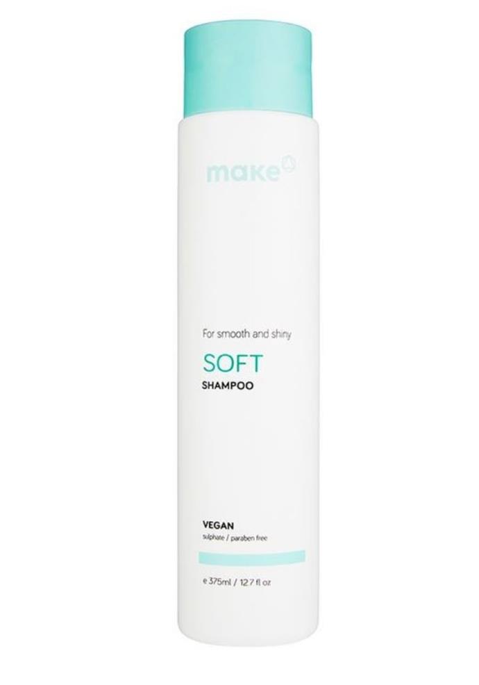 Make Soft Shampoo, $27.95, [Hairhouse.](https://www.hairhouse.com.au/Soft-Shampoo|target="_blank") 