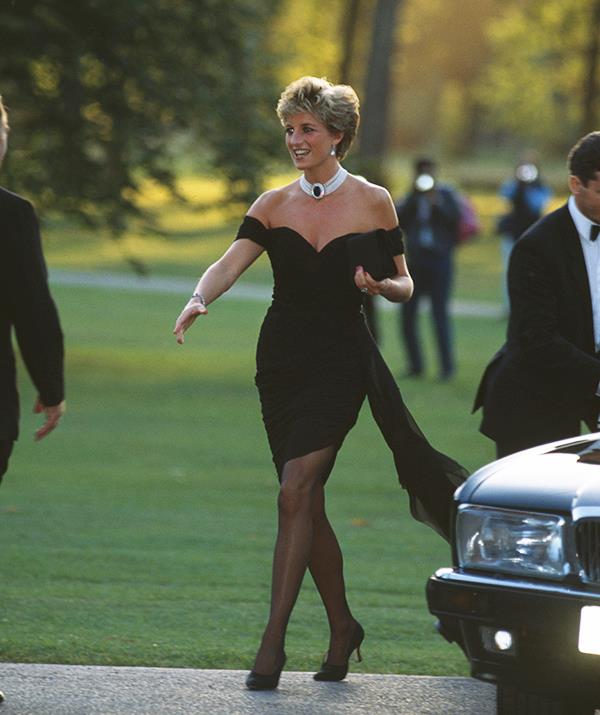 Princess Diana in the Christina Stambolian frock dubbed her "revenge dress".