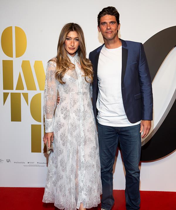 Tennis legend Mark Philippoussis was a world away from his *SAS Australia* days on the star-studded red carpet. He was joined by wife Silvana Lovin who glammed it up in a floral button-up dress.