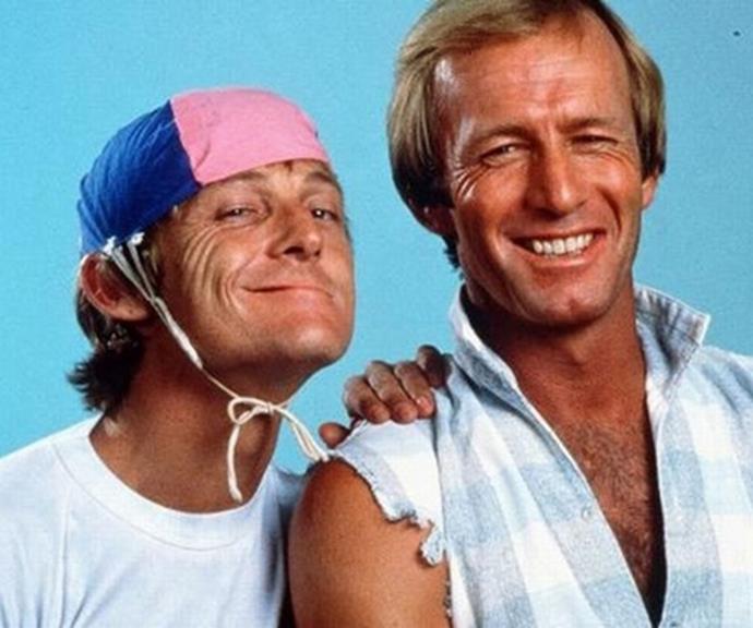 **John 'Strop' Cornell**
<br><br>
John 'Strop' Cornell sadly passed away in July aged 80 after a 20-year battle with Parkinson's.
<br><br>
The close friend of Paul Hogan appeared alongside the star on the *Paul Hogan Show* as well as helping to produce hist most acclaimed film, *Crocodile Dundee.*