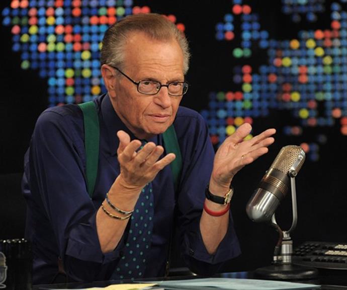 **Larry King**
<br><br>
Iconic talk show host Larry King died on January 22 after he contracted COVID-19.