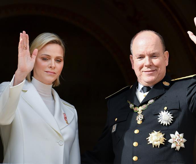 Royal watchers have noticed Charlene is rarely pictured smiling at royal events.