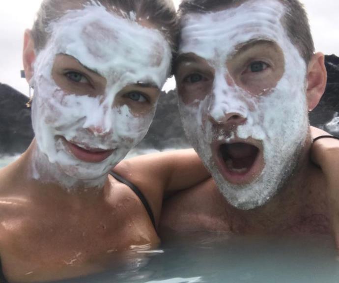 Lara keeps her and Sam's relationship relatively lowkey on social media, but the model did treat her followers to this snap of them in Iceland together back in June 2017.
<br><br>
"My husbands first and last face mask," she captioned the post.