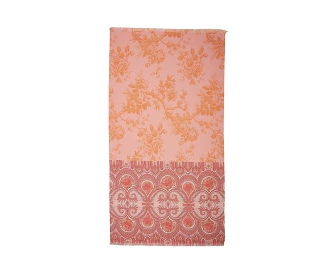 **Oilily Bright Rose Beach Towel, $74.95, [Zanui](https://www.zanui.com.au/Oilily-Bright-Rose-Beach-Towel-164048.html|target="_blank"|rel="nofollow")**
<br>
Break away from the striped mould with the Oilily Bright Rose beach towel. With a delicate floral and boho design in joyful jewel hues, it's Byron Bay style in a towel.