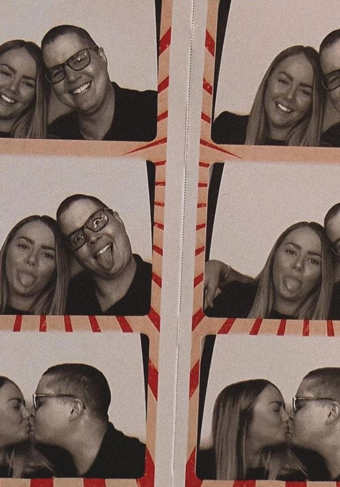 They time travelled to the 1950s to take these photo booth snaps! Just kidding, but they are the perfect metaphor for their timeless love.