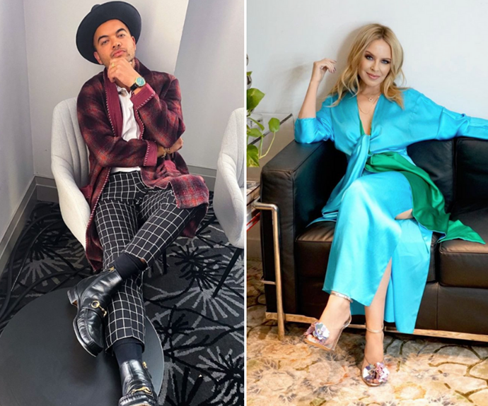 Sadly the COVID-19 pandemic put a damper on the 2020 red carpet, but there were some [stand-out fashion moments from stars who tuned into the ceremony from home](https://www.nowtolove.com.au/fashion/red-carpet/aria-awards-2020-red-carpet-dresses-66043|target="_blank") - including Guy Sebastian and Kylie Minogue.