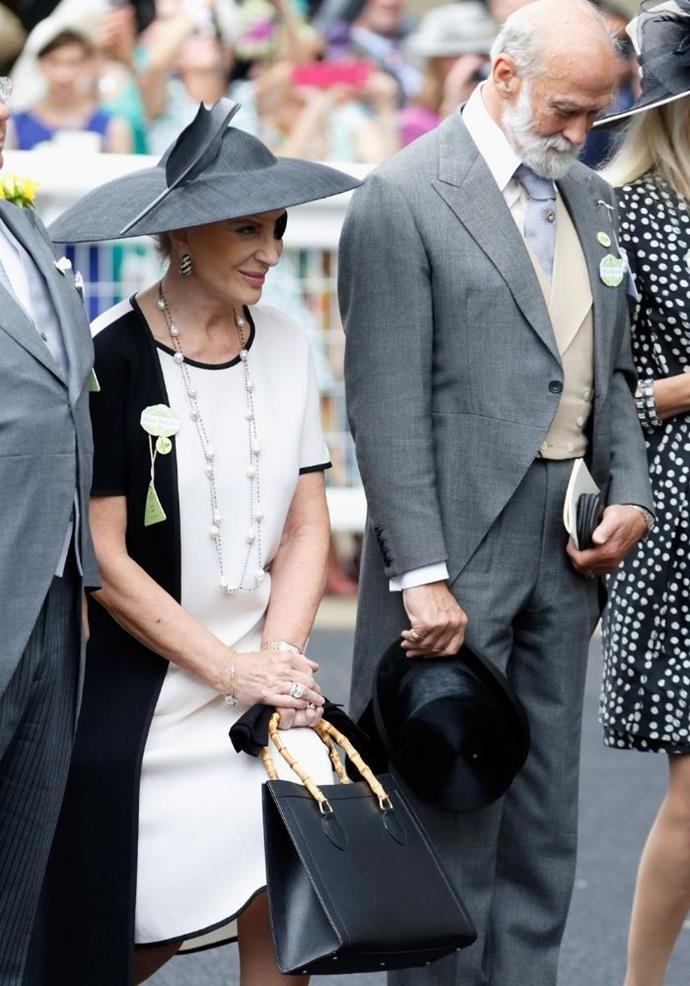 Princess Michael curtseyed for the Queen in 2015, and she made sure to keep her poise.