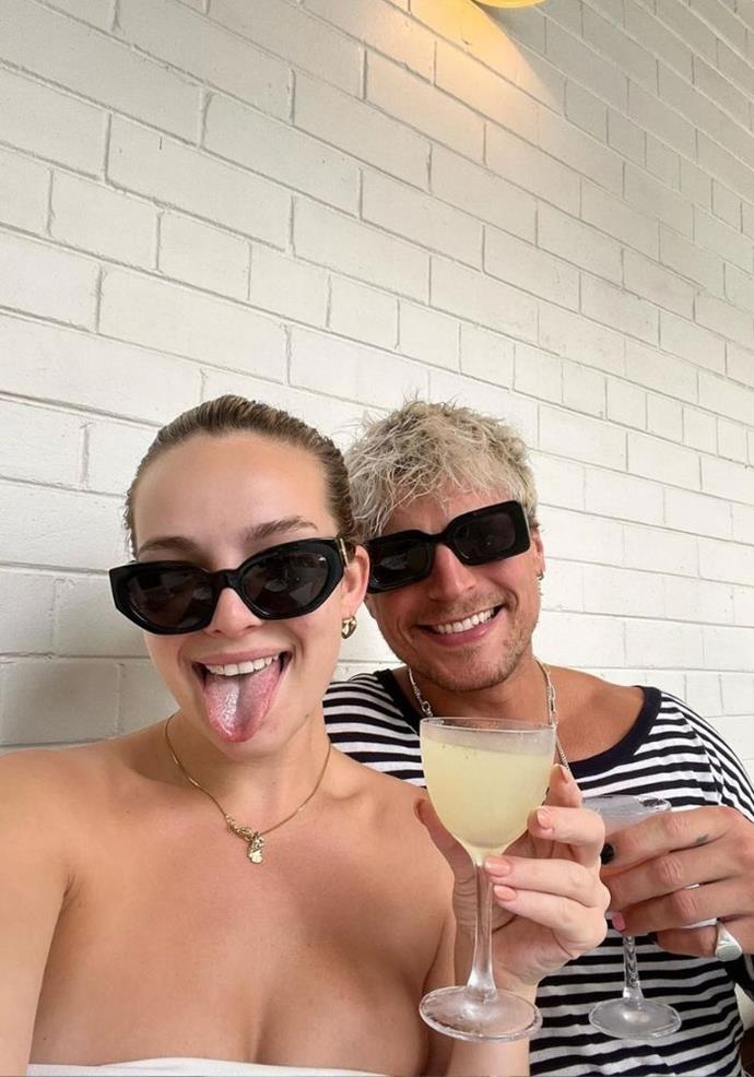 **Abbie Chatfield and Konrad Bien-Stephens - official**
<br><br>
After many rumours, Abbie set the record straight by sharing a slew of loved-up photos with Brooke Blurton's *Bachelorette* ex and the caption, ""Me: I'll never talk about who I'm dating publicly. This mf: 🧍."