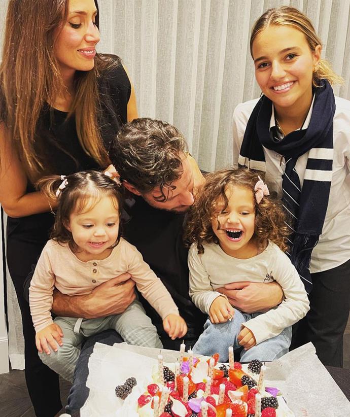 Not even a global pandemic and countless lockdowns could keep this family down! Sam and Snez shared plenty of upbeat family snaps in 2021 - including this one from Sam's birthday in May 2021.