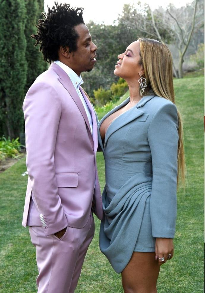 **Beyoncé and Jay Z: 12 year age gap**
<br><br>
Music's power couple met when Beyoncé was just 18, and they shared their first date at the famous Nobu restaurant. However, it took them a few years to reach the alter, and not for any old reason, Beyoncé told *Seventeen* magazine, "I really don't believe that you will love the same thing when you're 20 as you do at 30, so that was my rule. Before the age of 25, I would never get married."