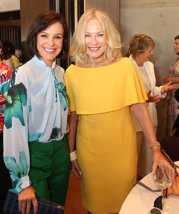 **Natarsha Belling and Kerri-Anne Kennerley**
<br><br>
The two TV legends enjoyed a catch-up inside the event held at Sydney Opera House.