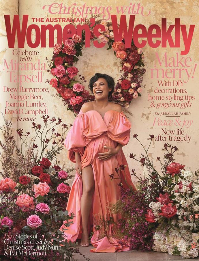Miranda graced the Christmas 2021 cover of *The Australian Women's Weekly*.