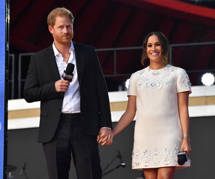 **September**<br>
The duo followed their British royal relatives in promoting the COVID-19 vaccine when they attended the Global Citizen Vax Live concert in New York.