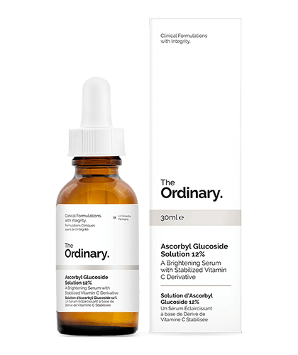 The Ordinary Ascorbyl Glucoside Solution 12%, $21.90, from [Adore Beauty.](https://www.adorebeauty.com.au/the-ordinary/the-ordinary-ascorbyl-glucoside-solution-12.html|target="_blank"|rel="nofollow")