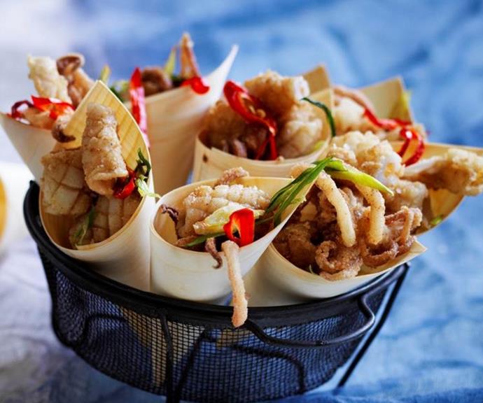Excite your dinner guests with this crunchy, succulent and delicious [five-spice squid, served with zingy lime mayonnaise.](https://www.womensweeklyfood.com.au/recipes/five-spice-squid-with-lime-mayonnaise-28738|target="_blank") It makes the perfect share-plate for your next dinner party!