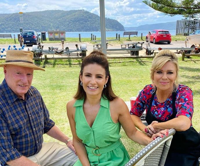 This summer, the bay may not see the bluest skies thanks to La Niña, but on the days they do, it seems there will be a lot of revelling under the sun. 
<br><br>
Ada Nicodemou shared a post celebrating on set with Emily Symons and Ray Meagher on one such fair-weathered day.
<br><br>
She posted a picture with her colleagues taking a break on set, which she captioned, "The sun finally came out 🌞 @homeandaway."
<br><br>
Her good friend and co-star, Lynne McGranger, commented, "Gorgeous 😍."