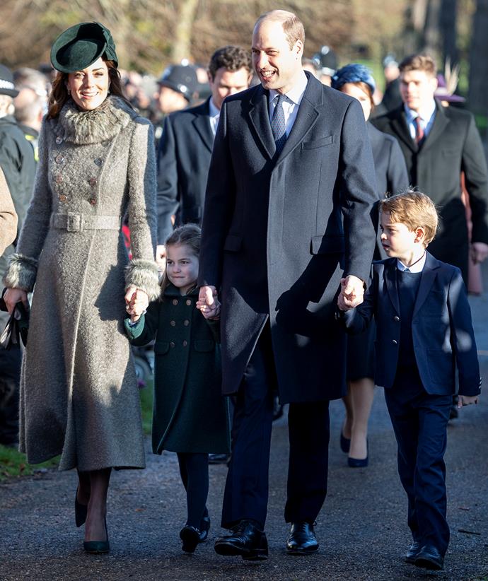 In 2019 Princess Charlotte and Prince George were the centre of attention for their first official Christmas Day appearance.