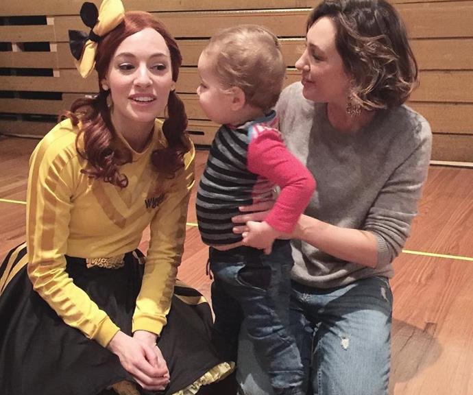 Sonny was besotted by Emma Wiggle when his mumma took him to meet her IRL.