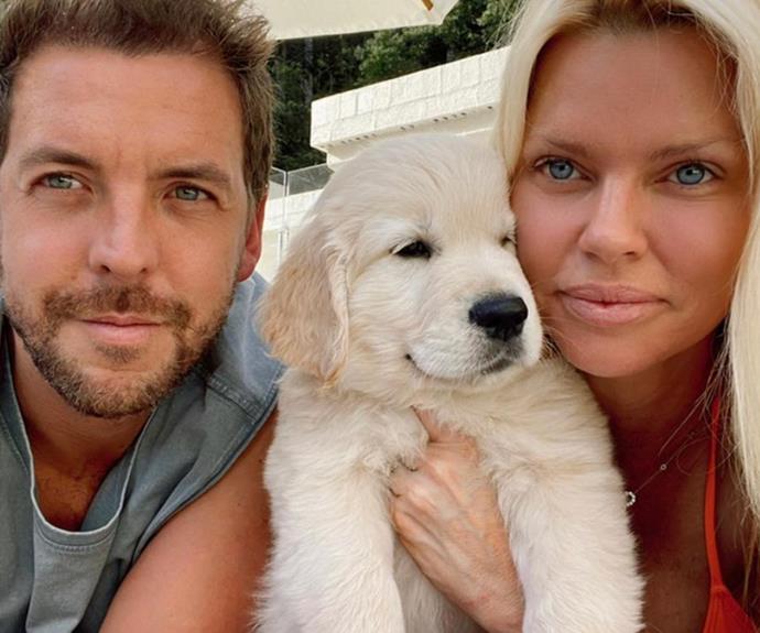 As 2021 came to a close, Sophie and Joshua decided to take the next step and add a new member to their little family: Bluey! The adorable pup debuted on the couple's social media pages with this cute snap and the sweet video below.
