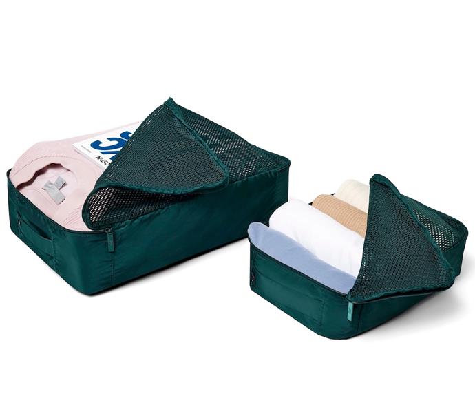 **[Luggage packing cells ](https://go.linkby.com/PHUFYJUM/au/travel-accessories/packing-cells/#4A604E|target="_blank"|rel="nofollow")**
<br>
Travel is back, so help your loved ones pack with these super simple packing cells from luggage brand July. Not only do they making packing easier and more organised, they'll also keep the inside of someone's suitcase looking a lot less chaotic. <br><br>
***Shop the Packing Cells range, starting at $55 for 4 cells, from [July.](https://go.linkby.com/PHUFYJUM/au/travel-accessories/packing-cells/#4A604E|target="_blank"|rel="nofollow")***
