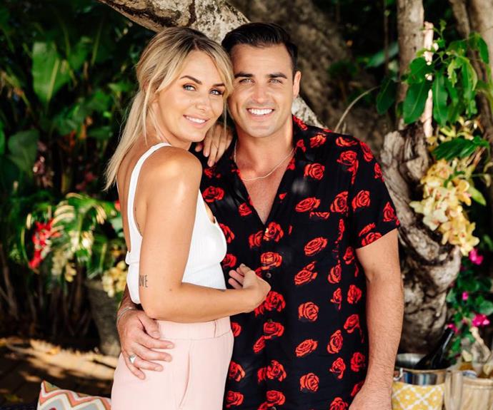 **Florence Moerenhout and Davey Lloyd**<br>
Florence appeared on Matty J's season of *The Bachelor* in 2017 before enjoying a stint on *Bachelor in Paradise* the following year, and again in 2019. She met Davey, who was originally on Sam Frost's season of *The Bachelorette* in 2015, on her second time in Paradise and the pair seemed destined for a proper love story - until she called off their romance in the finale. Ouch.
