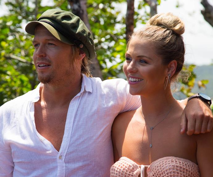 **Sam Cochrane and Tara Pavlovic**<br>
After starring on Sophie Monk's season of *The Bachelorette* and Matty J's season of *The Bachelor* respectively in 2017, Sam and Tara headed to *Bachelor In Paradise* for the show's first season and fell in love. In fact, their connection was so strong that in the finale, Sam asked Tara to marry him - and she said yes!
<br><br>
Unfortunately, the romance fell apart soon after, the pair confirming their split in 2018. It appeared to be a difficult break up, with Sam taking to social media to air his grievances and Tara going public with a new flame just weeks later. She's now married with one child, while Sam is apparently single.