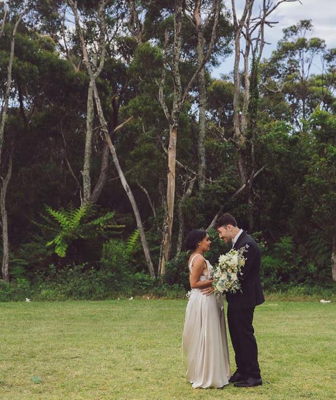 The couple said "I do" in December 2018, tying the knot in a beautiful ceremony packed with loved ones at Panorama House on the Bulli Tops Lookout in NSW. Miranda wore a custom handmade gown by Australian designer Weave and couldn't have looked more stunning on her big day.