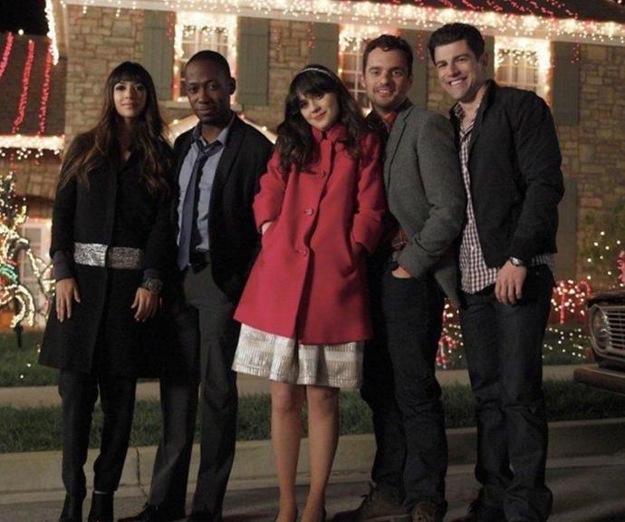 **New Girl (Netflix)**
<br><br>
***Season 1, episode 9 – The 23rd***
<br><br>
This episode is jam-packed with cringe and hilarity in all its awkward glory. Jess says 'thank you' when Paul tells her that he loves her, and Nick steals the show with his hilarious half-drunk comments.
<br><br>
The episode, which includes the song *Have Yourself a Merry Little Christmas*, sexy Santa costumes, a festive wrestling match, and a final trip to Candy Cane Lane to admire the fairy lights, will leave you in stitches.