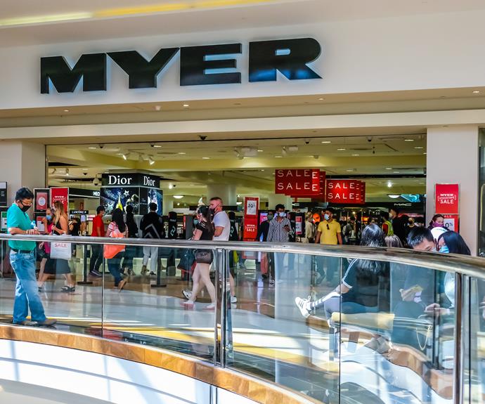 Myer shoppers will be able to purchase in store and online.