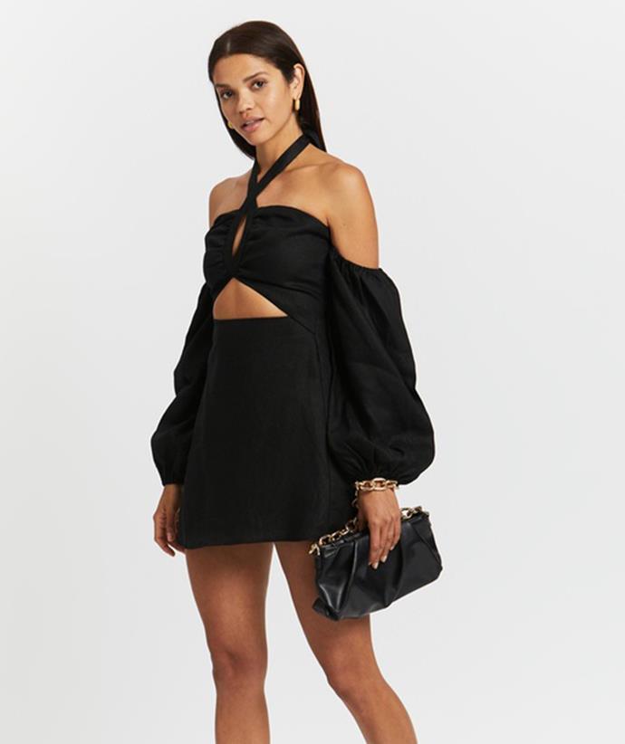 If you can't say no to something unique, shop the Aere Party Linen Mini Dress, $160, from [The Iconic](https://www.theiconic.com.au/party-linen-mini-dress-1364747.html|target="_blank"|rel="nofollow").