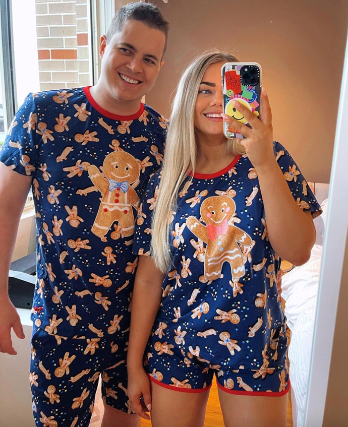 "Matching pj's are always a good idea." We have to agree with you on that Tahnee!