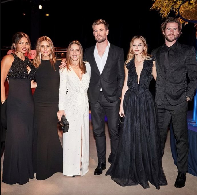 Dressed to the nines: It was a family affair when they attended [the Gold Dinner in Sydney](https://www.nowtolove.com.au/fashion/red-carpet/celebrities-gold-dinner-2021-68010|target="_blank") back in June 2021 - a charity gala raising funds for the Sydney Children's Hospital Foundation.