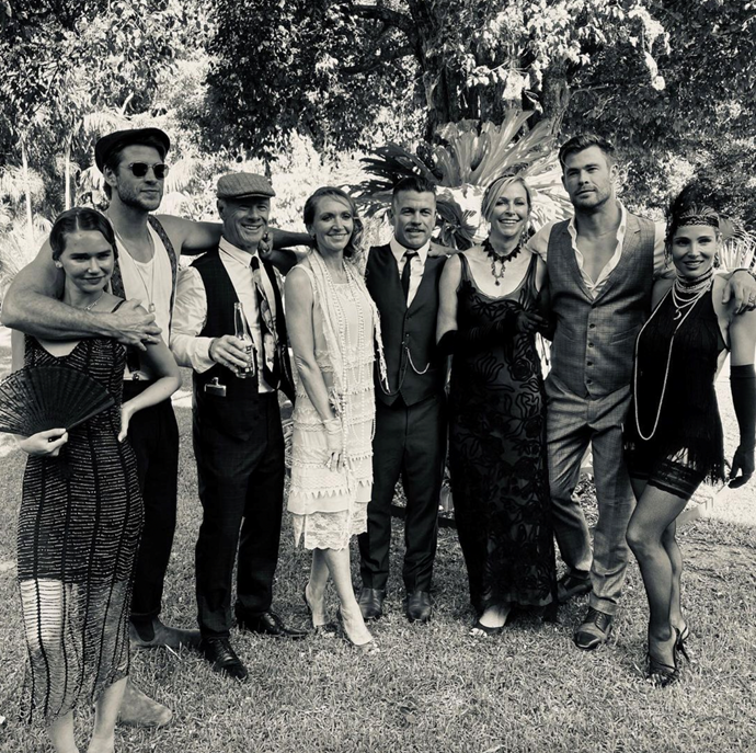 Insta official! When Chris Hemsworth shared this family snap for eldest brother Luke Hemsworth's 40th birthday, he also shared the first snap of Liam and Gabriella together.