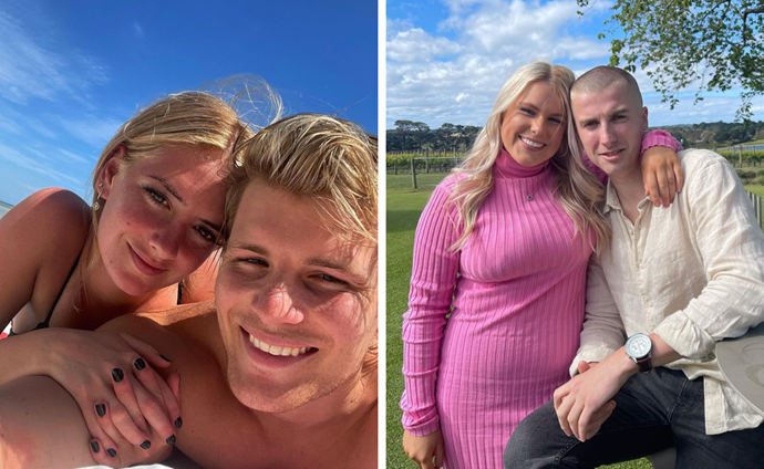 Shane's son Jackson recently announced he's dating girlfriend Kiah Broadsmith (left) whilst his eldest daughter Brooke and her long-time boyfriend Alex Heath are rumoured to tie the knot in early 2022.