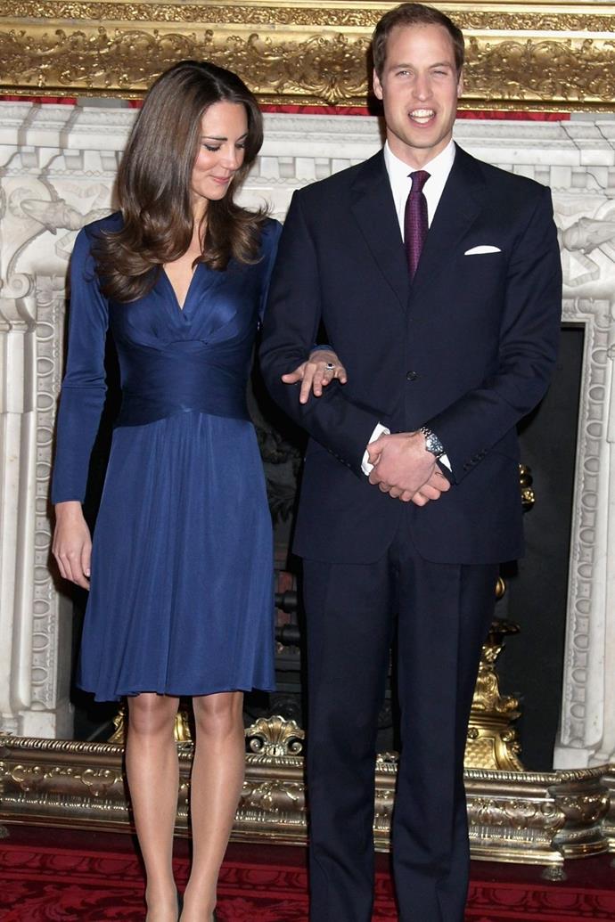 From the very beginning, Prince William warned us that Kate has wit, although, perhaps with a twang of NSFR (not suitable for royals) zing.
<br><br>
In their first engagement interview, William revealed that his bride to be's similar sense of humour brought them together, but he didn't hold back on the specifics.
<br><br>
"She's got a really naughty sense of humour which really helps me because I've got a really dirty sense of humour, so it was good fun, we had a really good laugh, and then things happened," he shared. 
<br><br>
Will later joked with their interviewer about how his wit makes their relationship special saying, "It's really easy, it's really fun, and I am obviously extremely funny, and she loves that, so, um, it's really good."
 <br><br>
But instead of laughing off his exaggerated self-congratulatory gaff, Kate quipped, "If you say so yourself."
<br><br>
What's more, when the interviewer asked if Kate had a picture of William hanging on her bedroom wall, she gave a stellar comeback. 
<br><br>
"He wishes," she began. "No, I had the Levi's guy on my bedroom wall, not a picture of William. Sorry."